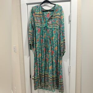 Spell folk town dress. Medium.